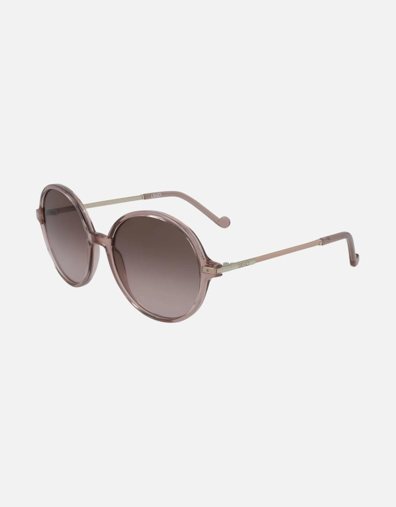 Injected Sunglasses with Brown Lenses Women - Red