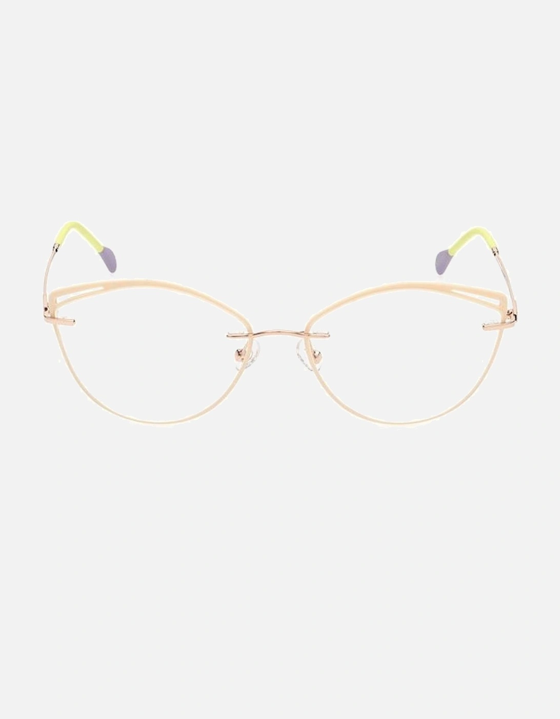 Metal Frame Glasses Women - Gray