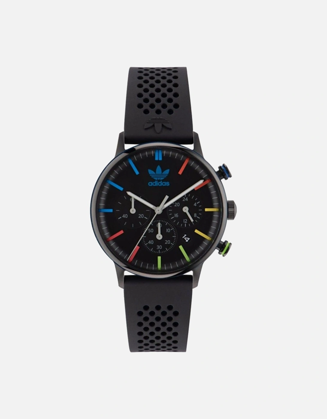 Quartz Analog Stainless Steel Watch with Silicone Bracelet Unisex -, 4 of 3