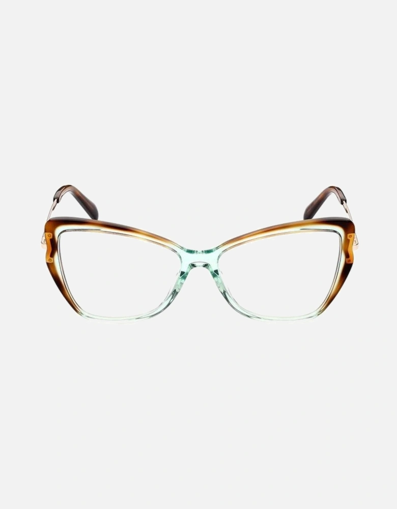 Acetate Rectangular Eyeglasses Women - Green Frames