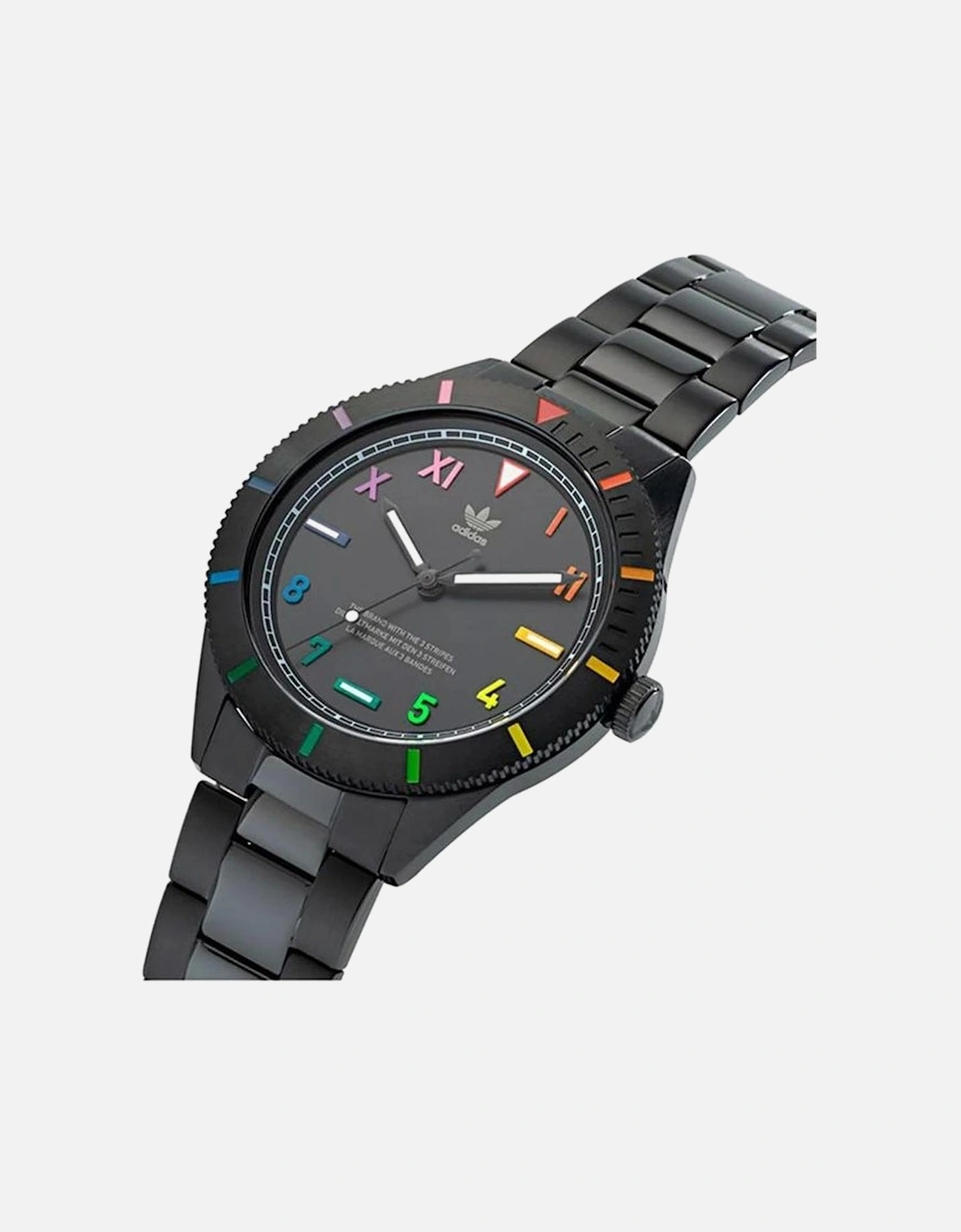 Stainless Steel Quartz Analog Watch Unisex - Black Unisex Watches