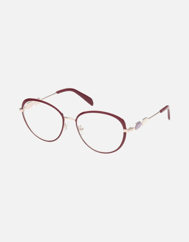 Metal Frame Designer Glasses Women - Red