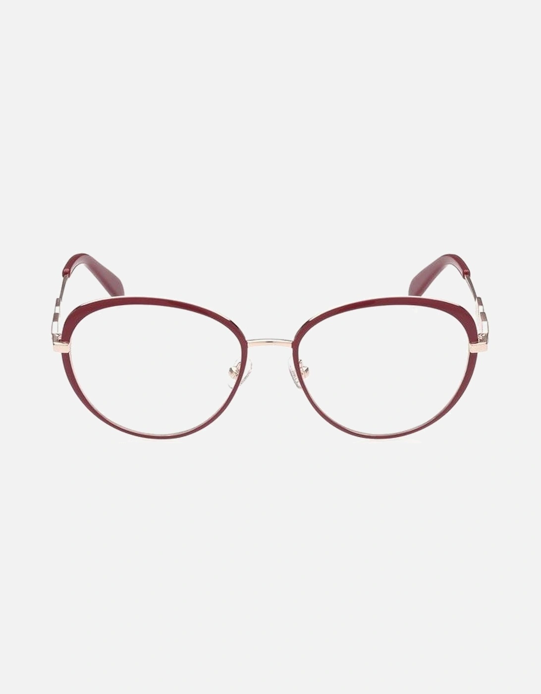 Metal Frame Designer Glasses Women - Red
