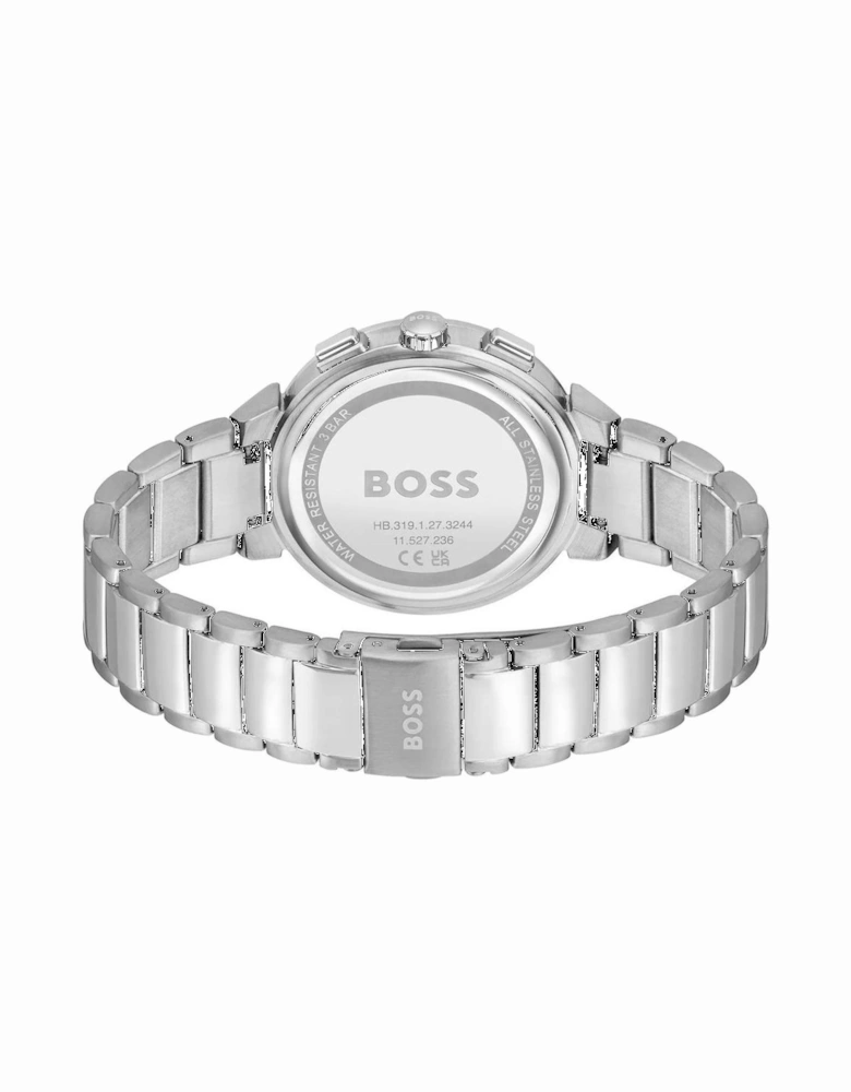 Quartz Analog Stainless Steel Watch Women - Silver Watches