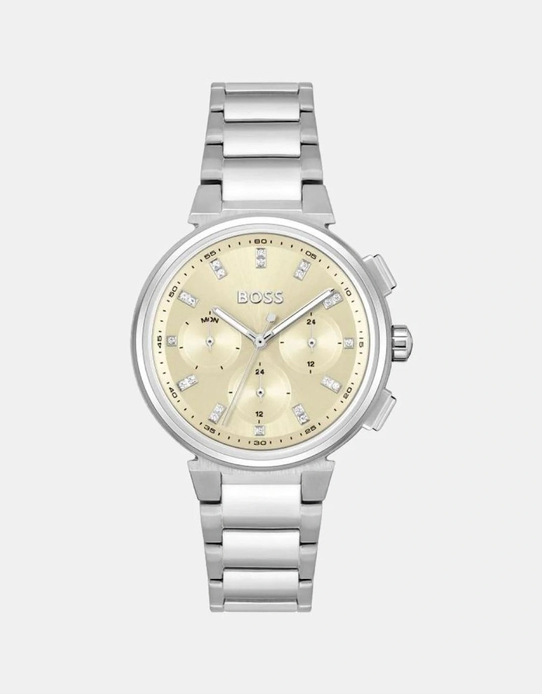 Quartz Analog Stainless Steel Watch Women - Silver Watches, 4 of 3