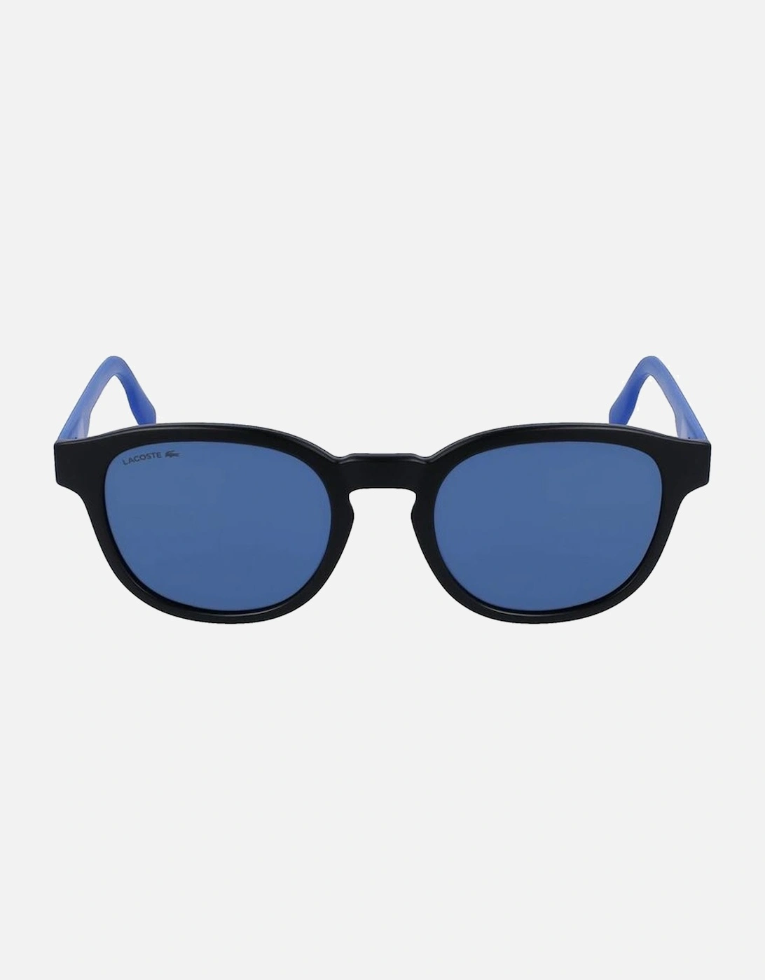 Rectangular Injected Sunglasses Unisex - Black