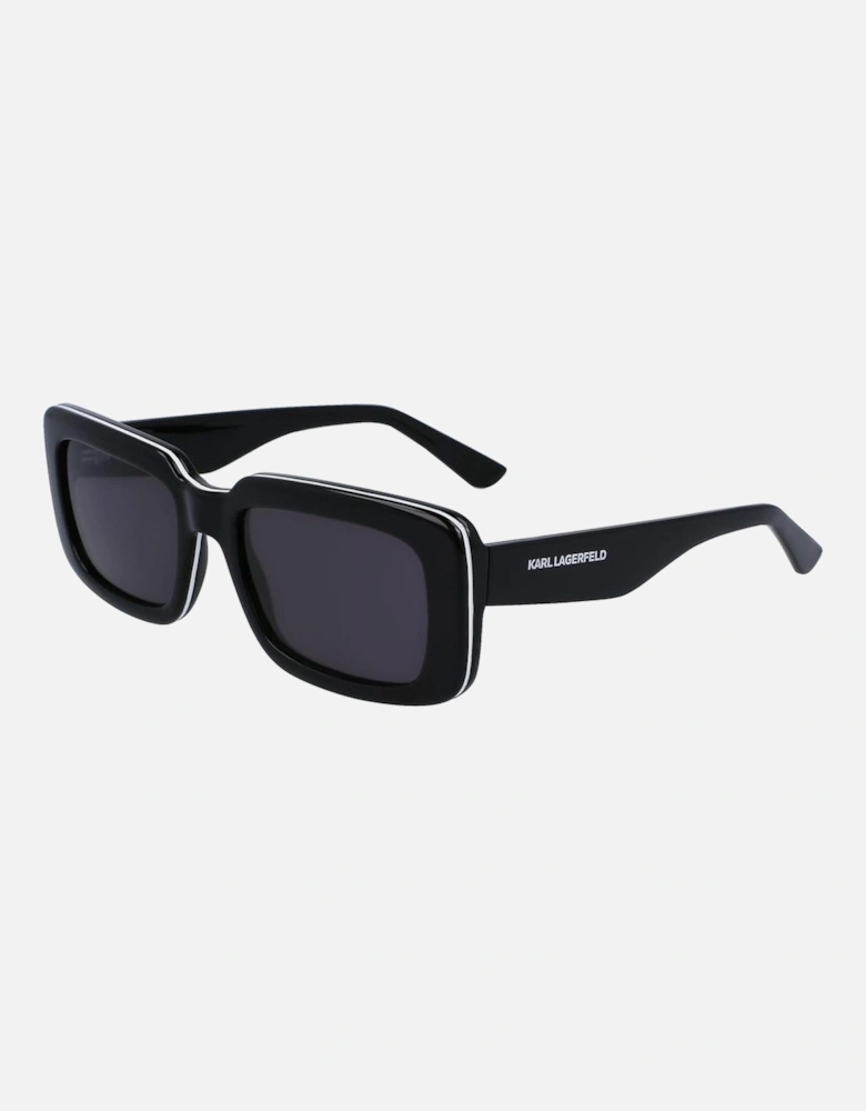 Injected Frame Sunglasses Unisex - Black