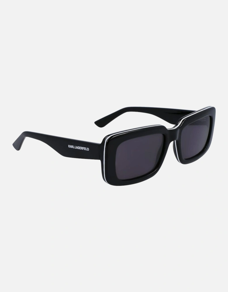 Injected Frame Sunglasses Unisex - Black
