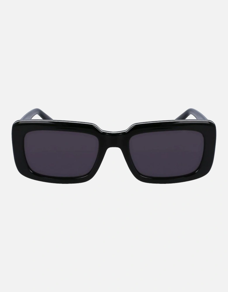 Injected Frame Sunglasses Unisex - Black