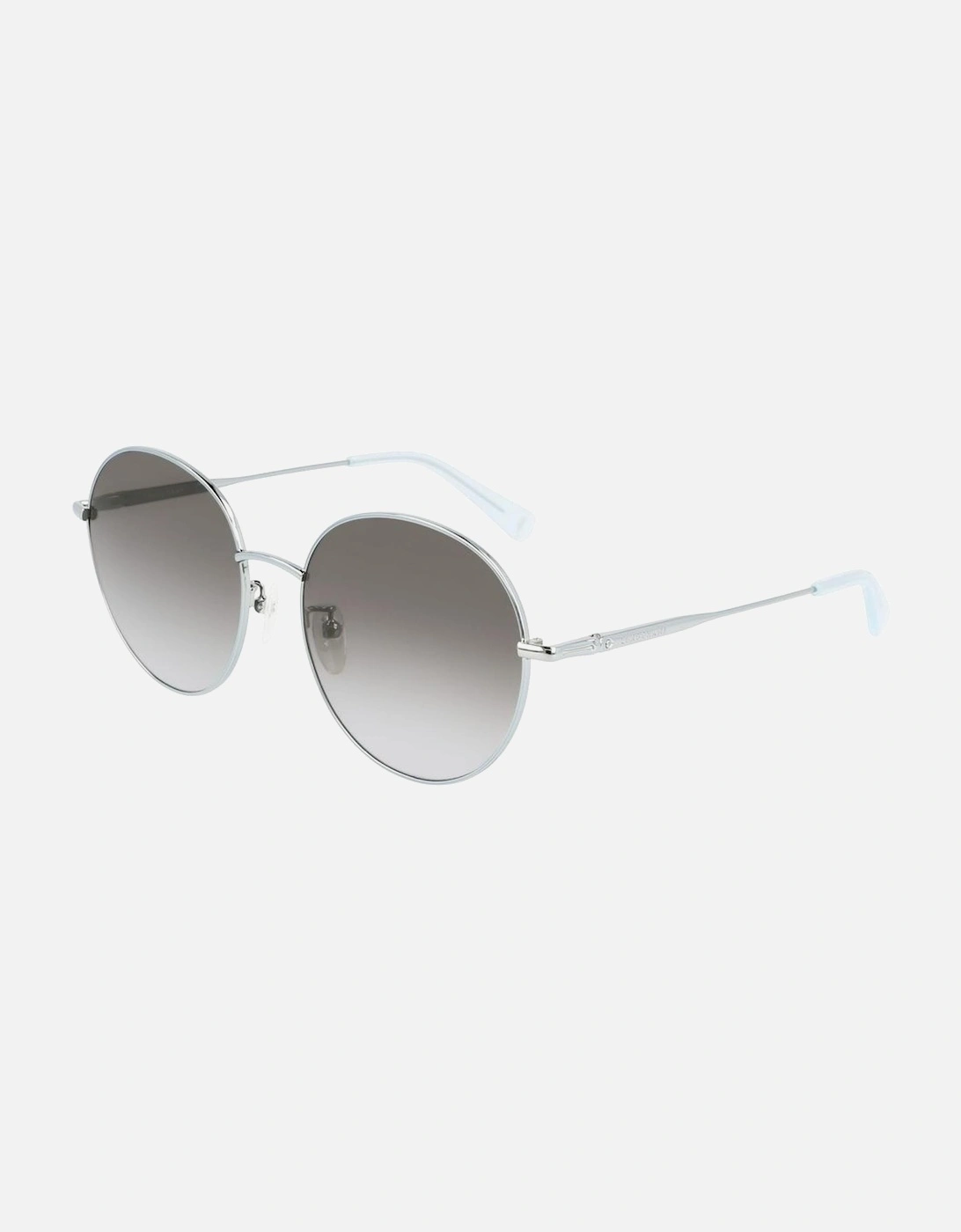 Metal Frame Sunglasses with Grey Lenses Women - Blue, 4 of 3