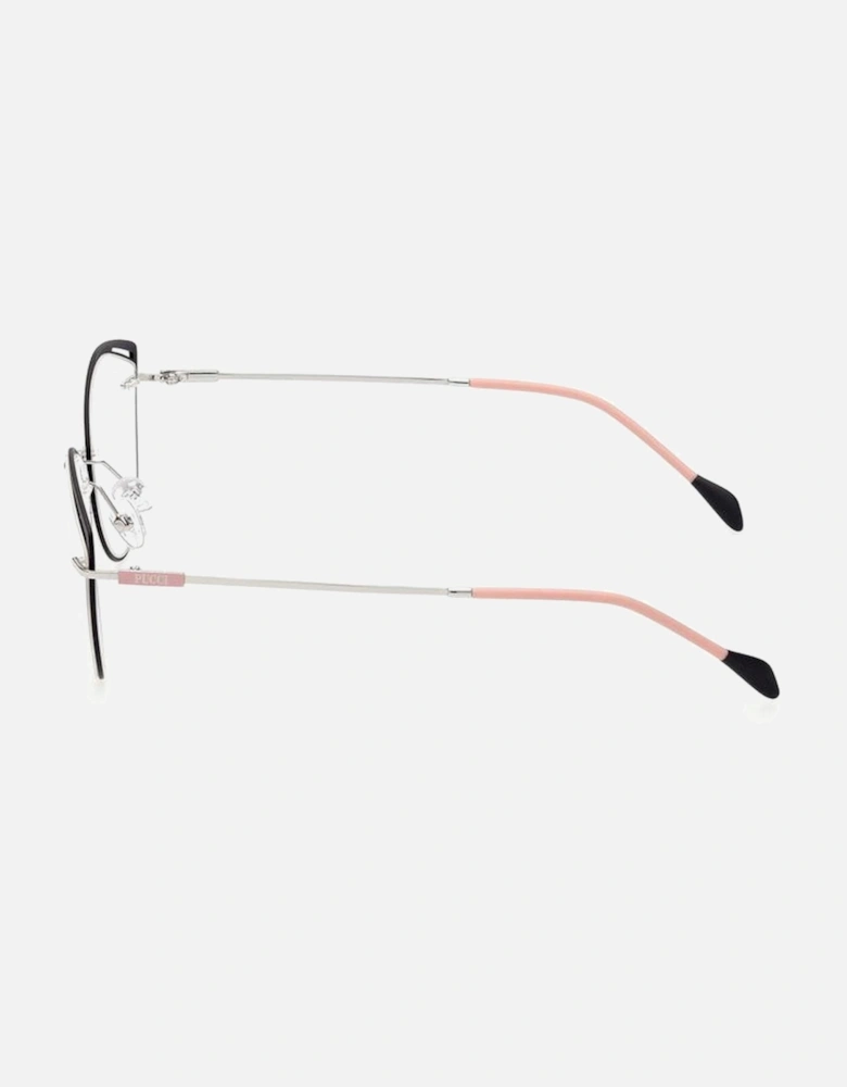Metal Frame Glasses Women - Black