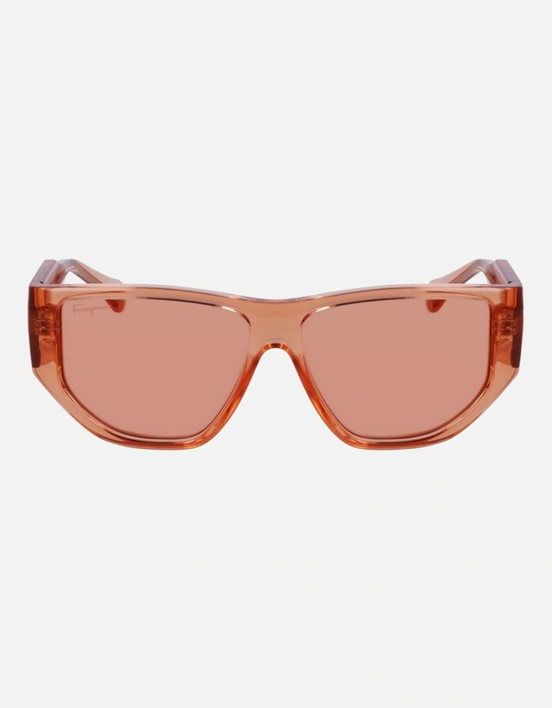 Injected Frame Sunglasses Unisex - Orange
