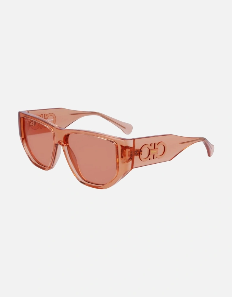 Injected Frame Sunglasses Unisex - Orange