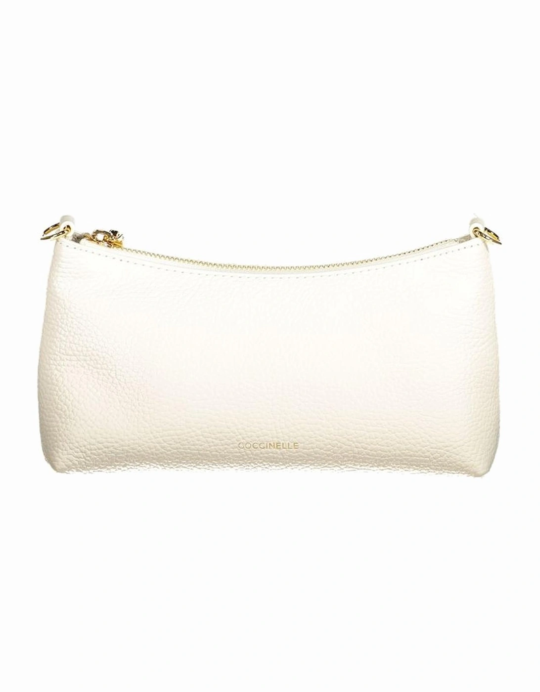 Aura Bag with Chain Handle and Adjustable Strap Women - White Handbags, 4 of 3