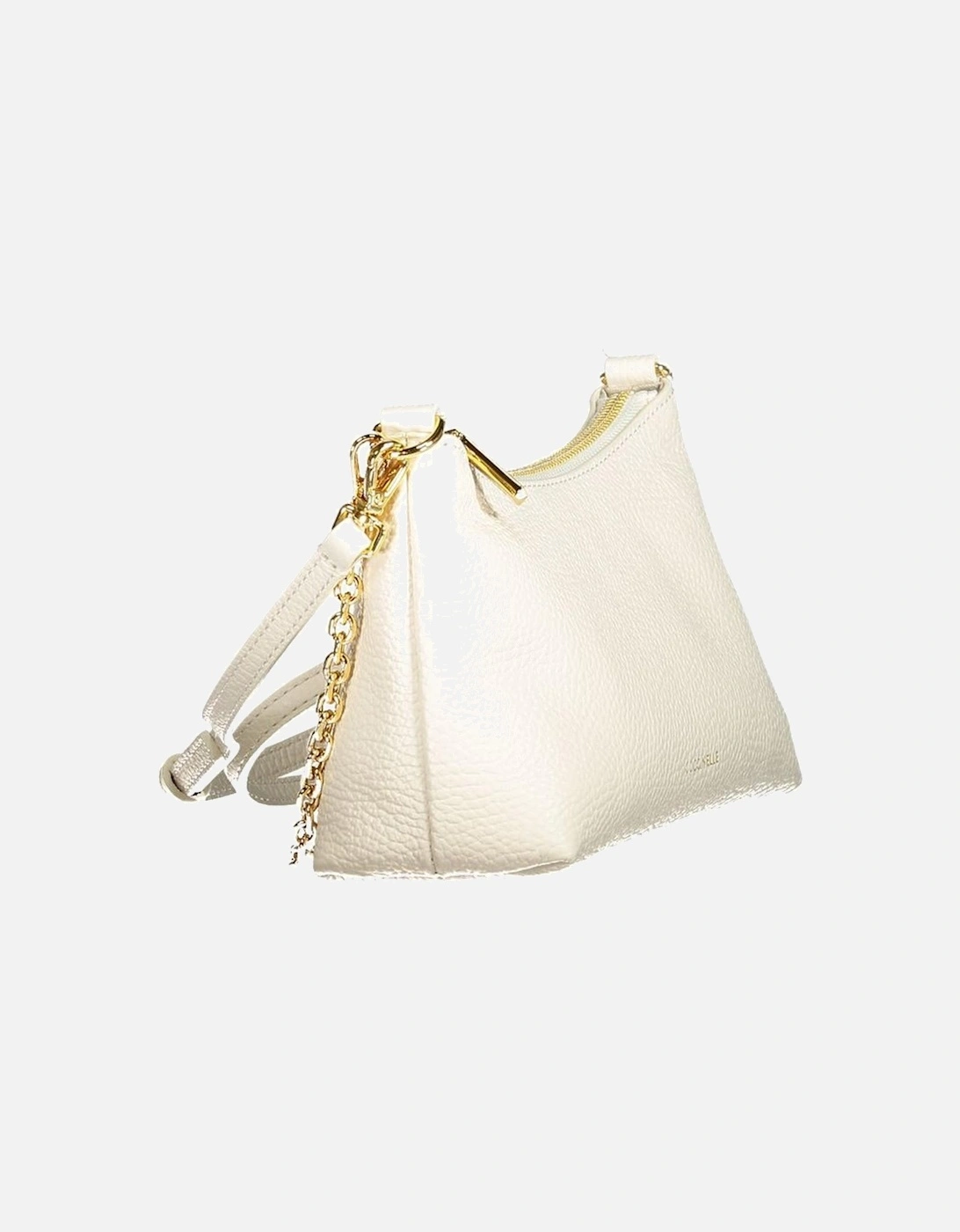 Aura Bag with Chain Handle and Adjustable Strap Women - White Handbags