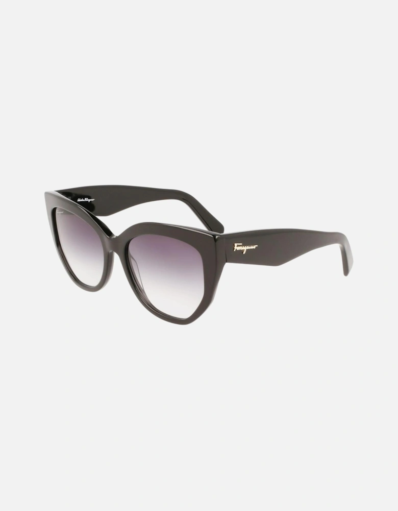 Acetate Square Sunglasses Women - Black