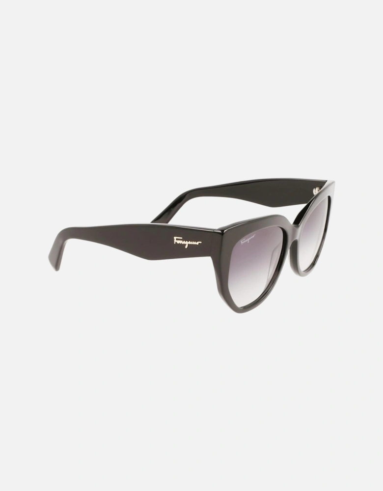 Acetate Square Sunglasses Women - Black