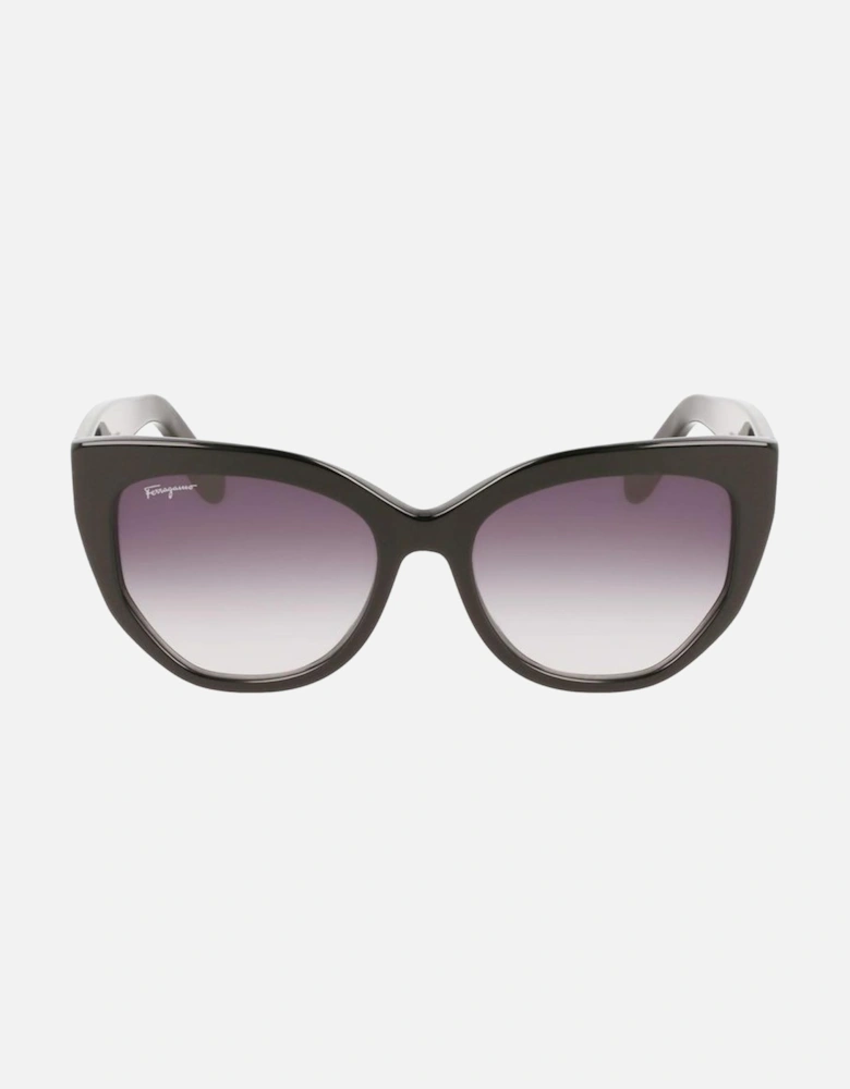 Acetate Square Sunglasses Women - Black