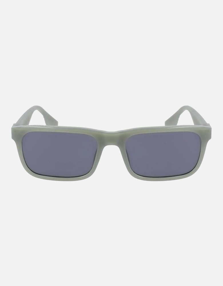 Injected Material Sunglasses with Grey Lenses Unisex - Green