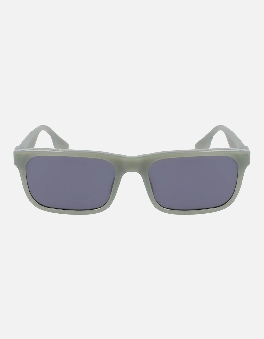 Injected Material Sunglasses with Grey Lenses Unisex - Green