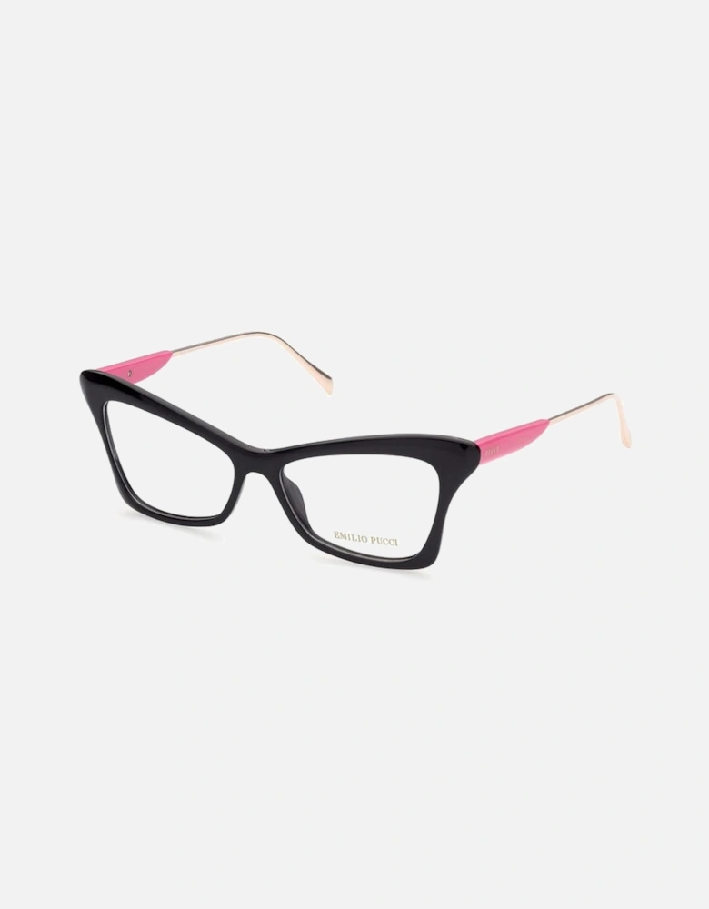 Acetate Rectangular Glasses Women - Black Frames