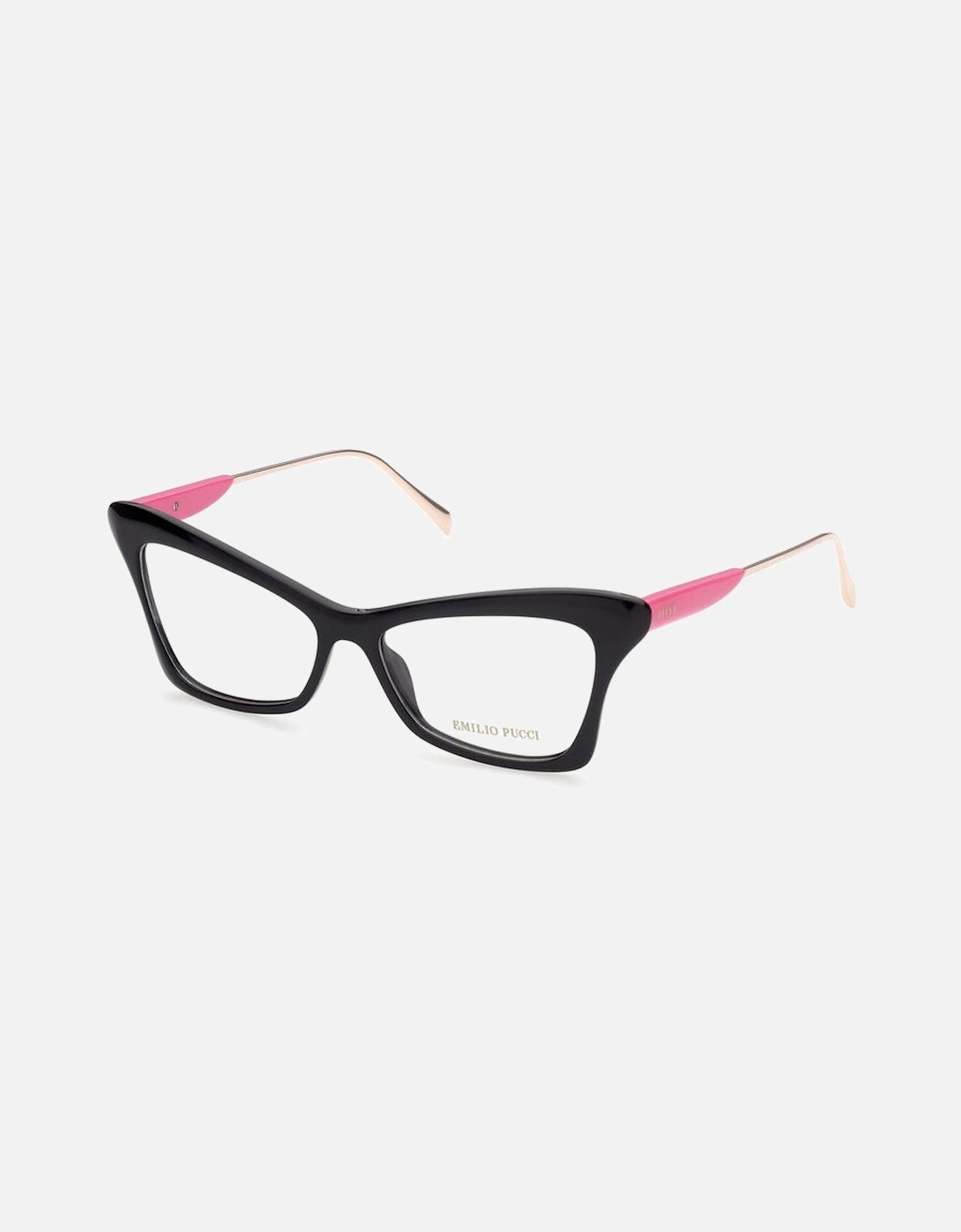 Acetate Rectangular Glasses Women - Black Frames, 4 of 3