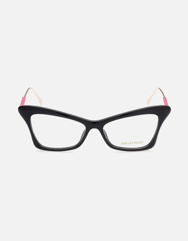 Acetate Rectangular Glasses Women - Black Frames