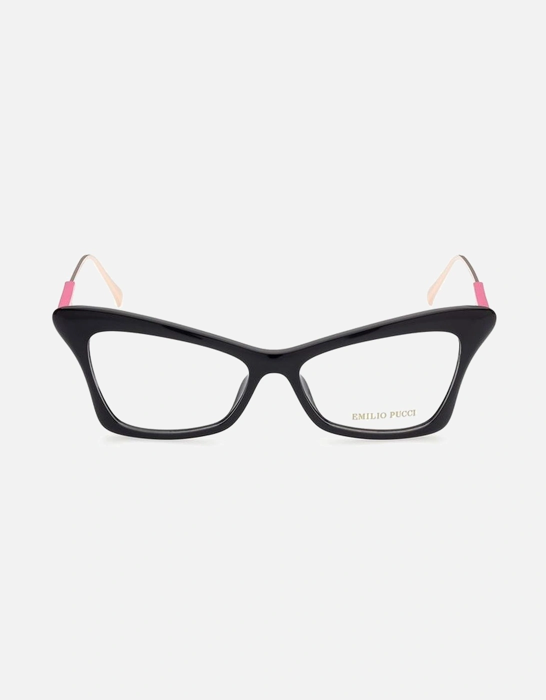 Acetate Rectangular Glasses Women - Black Frames