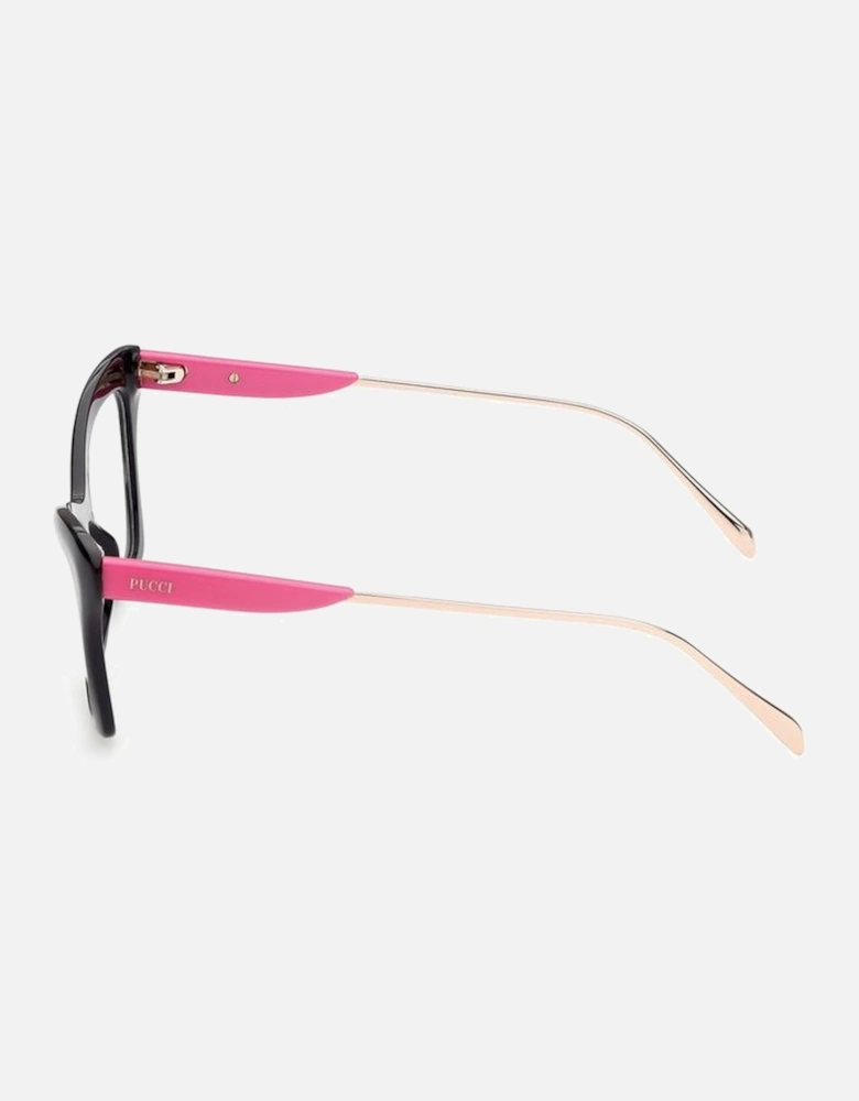 Acetate Rectangular Glasses Women - Black Frames