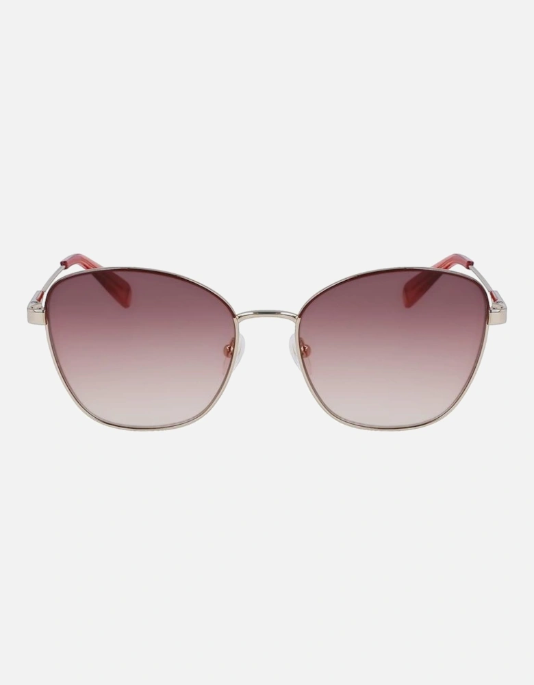Metal Sunglasses LO164S-727 Women - Yellow