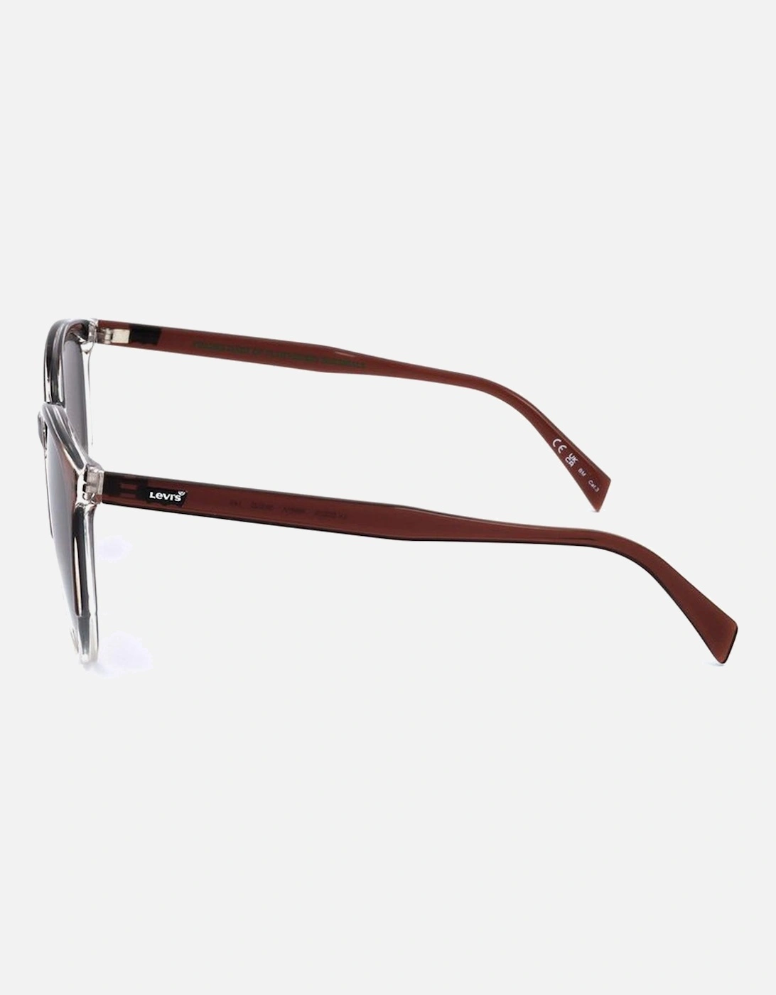 Resin Sunglasses with Brown Lenses Women - Black