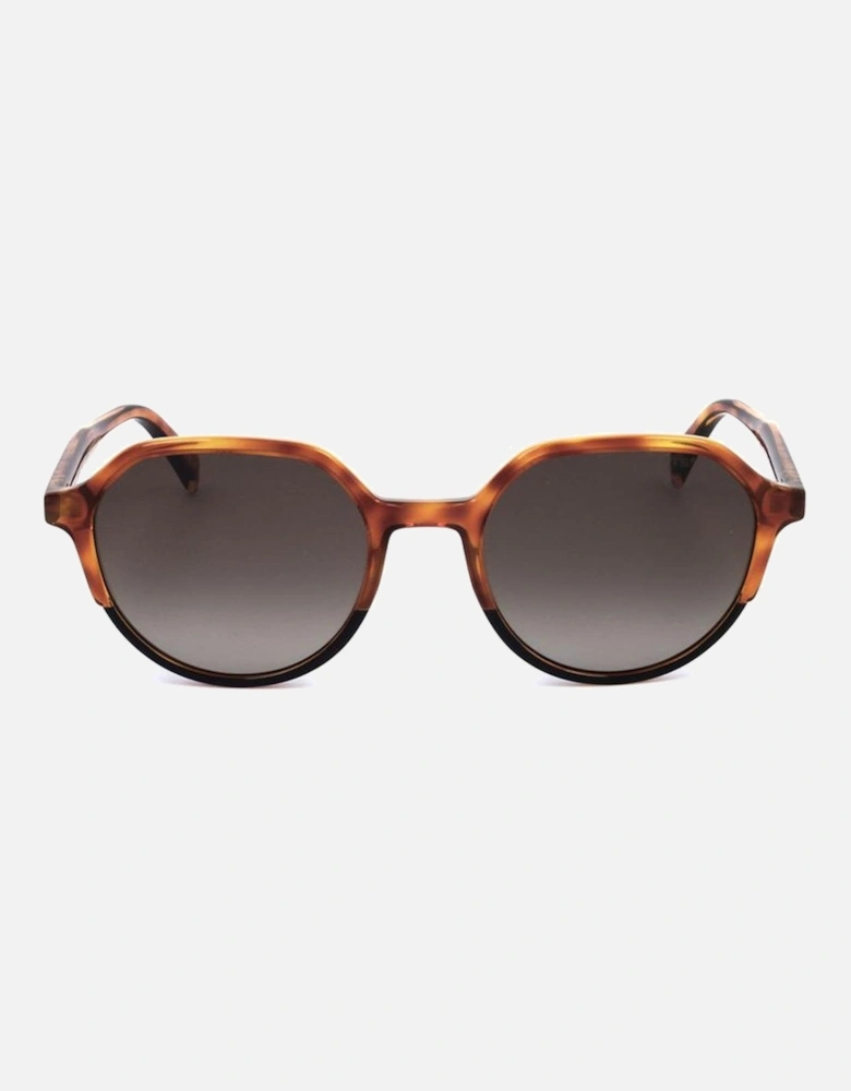 Resin Sunglasses with Grey Lenses Unisex - Black