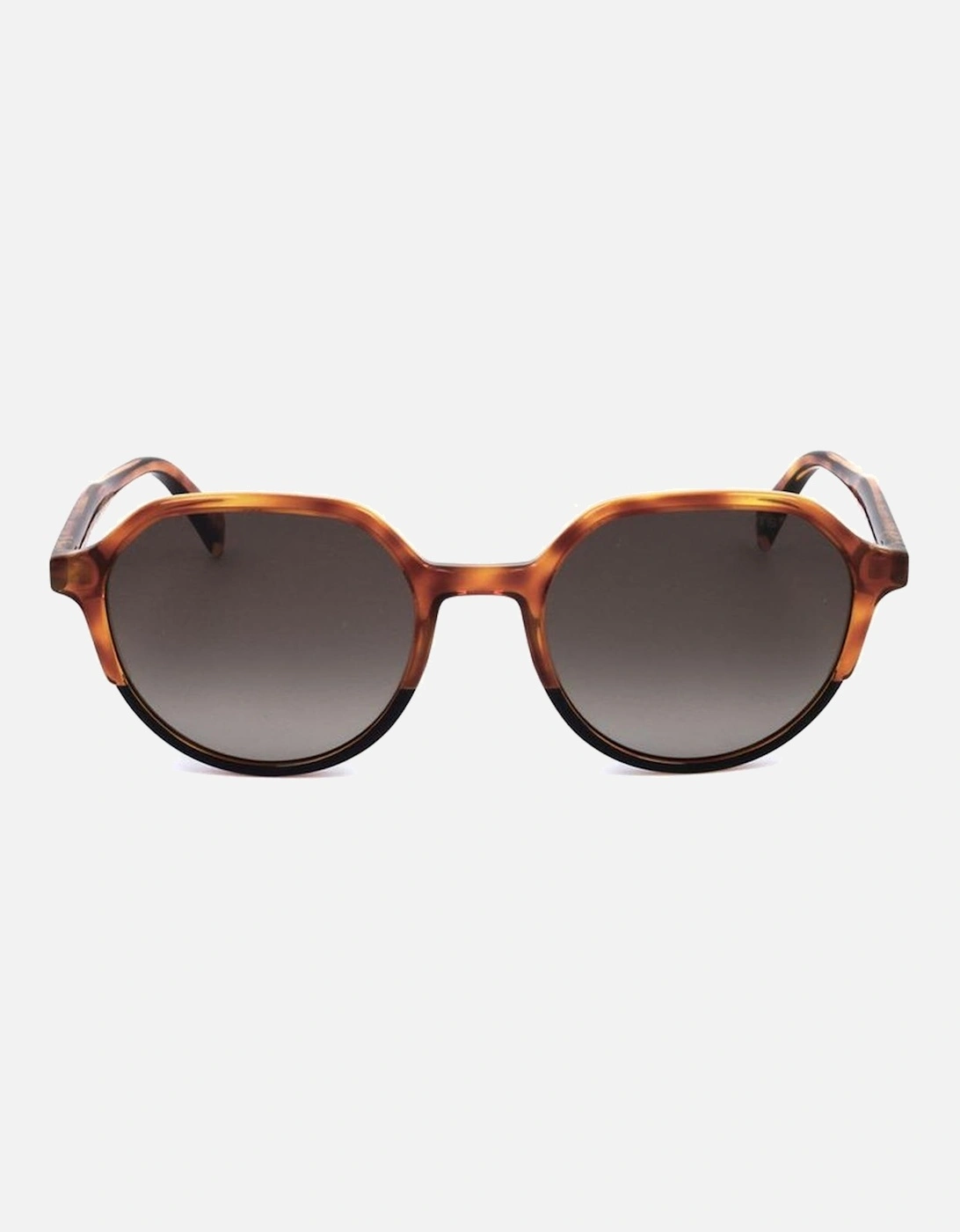 Resin Sunglasses with Grey Lenses Unisex - Black
