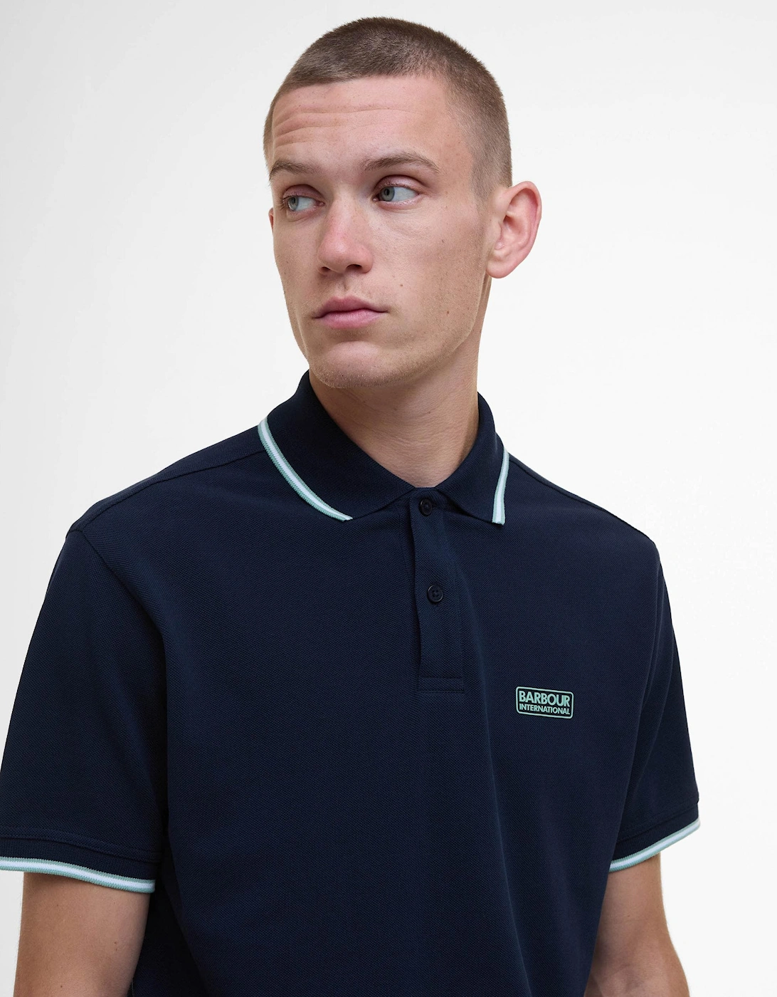 Evan Mens Tipped Polo Shirt