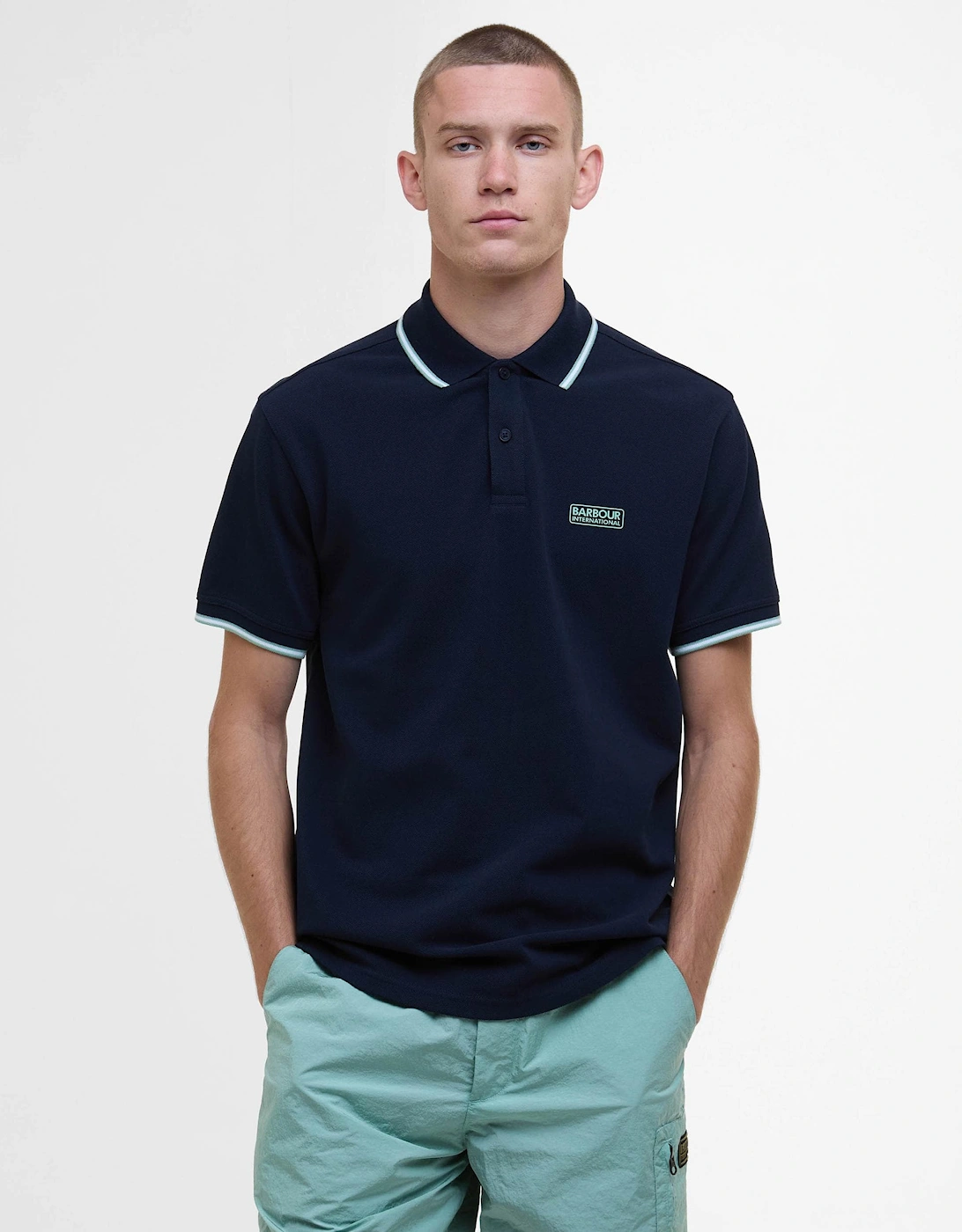 Evan Mens Tipped Polo Shirt, 6 of 5