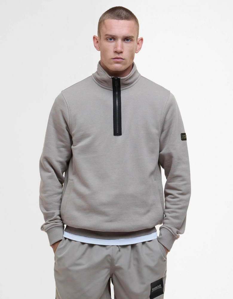 Outline Mens Funnel Neck Sweatshirt