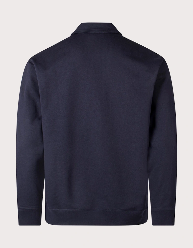 Relaxed Fit Ketel NORSE Logo Quarter Zip Sweatshirt