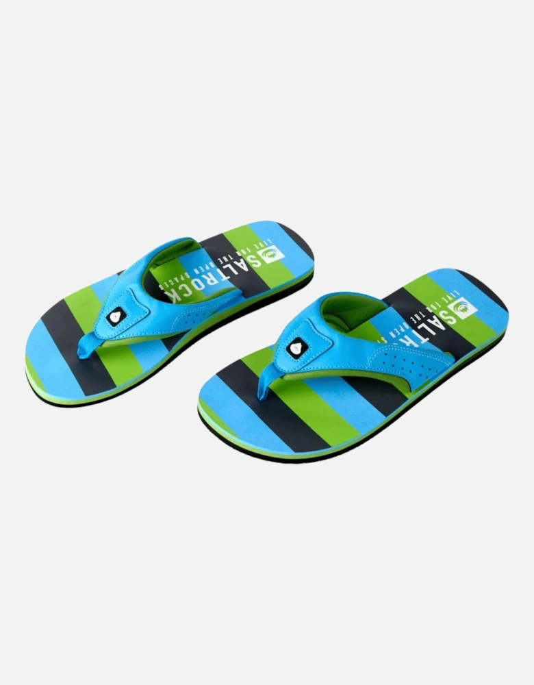 Mens Striped Flip Flops