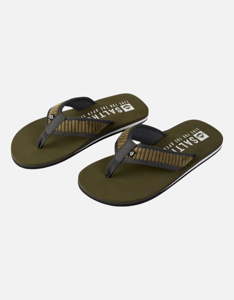 Mens Lines Flip Flops