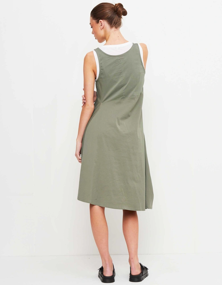 Ruched Detail Midi Dress