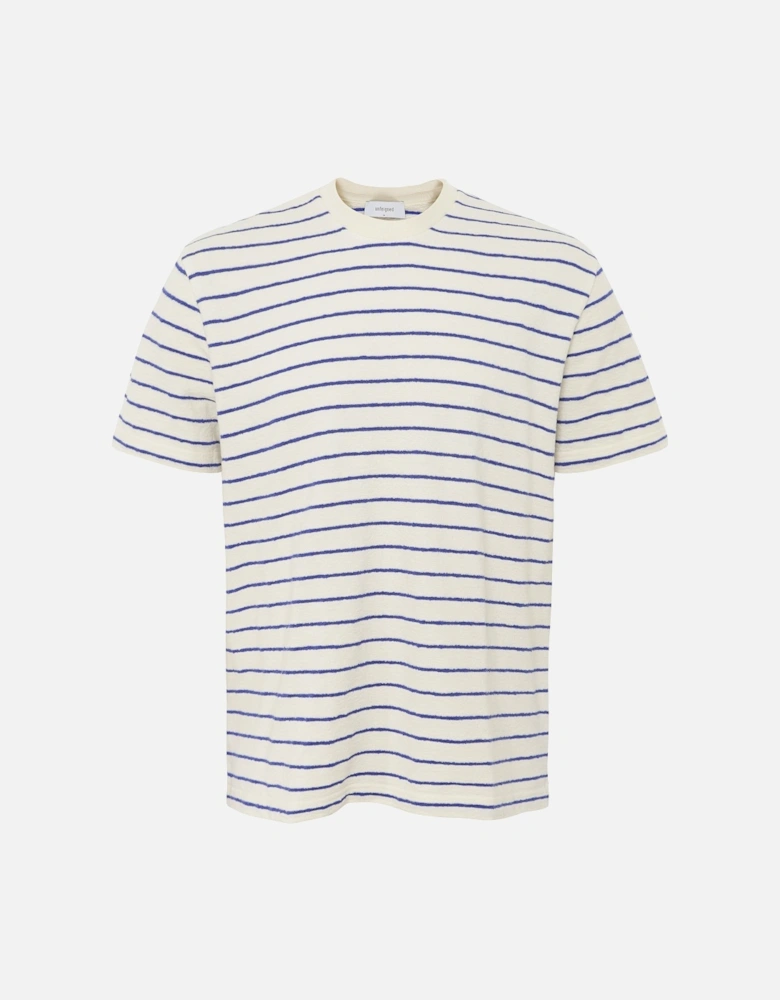 Basic Striped Terry T-Shirt