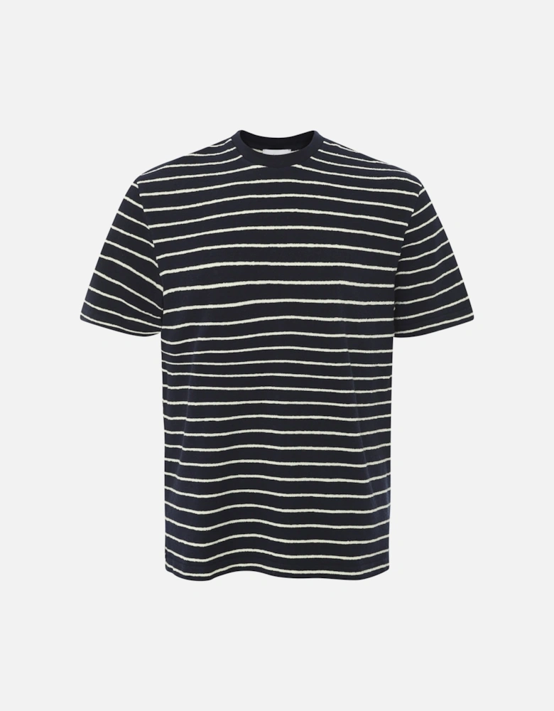 Basic Striped Terry T-Shirt