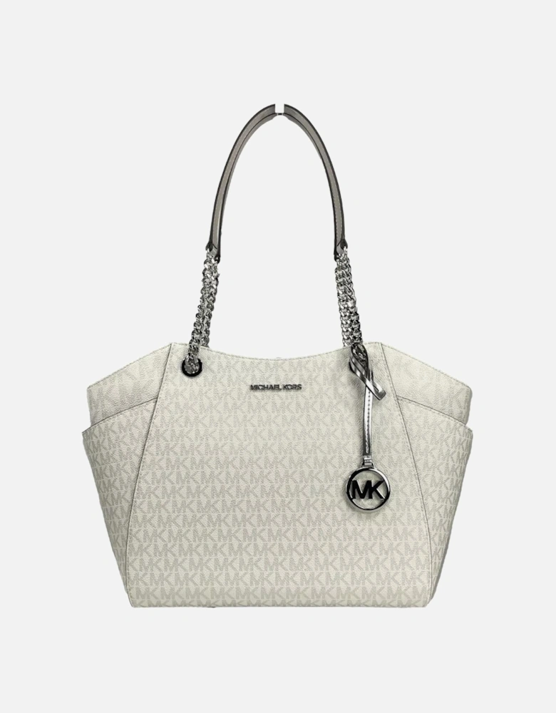 Jet Set Large Shoulder Tote Bag Women - Whitesilver