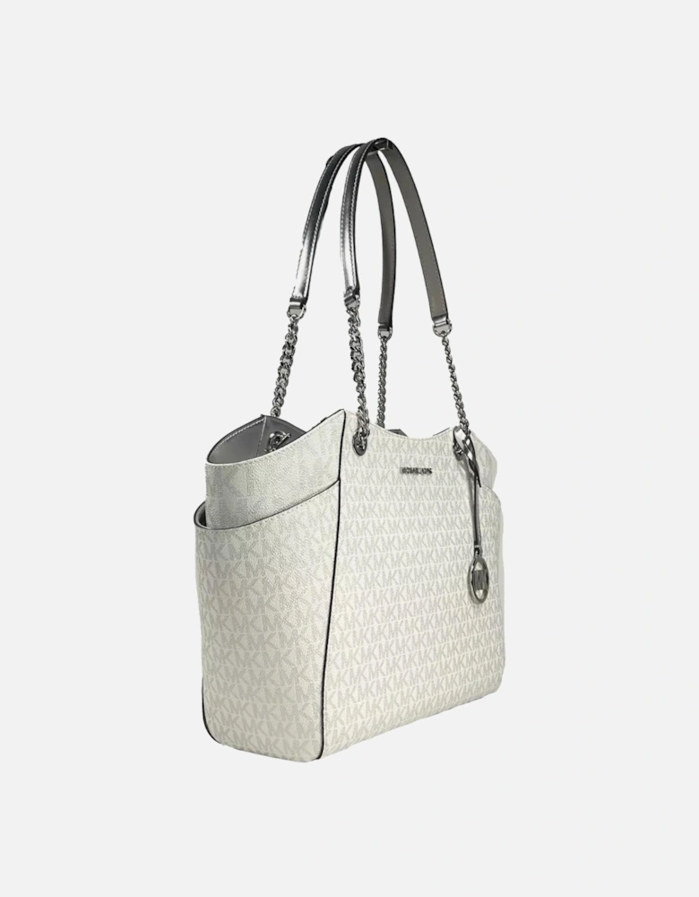 Jet Set Large Shoulder Tote Bag Women - Whitesilver