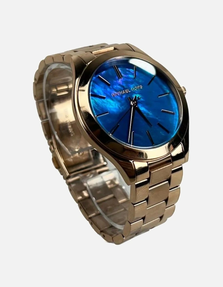 Slim Runway Stainless Steel Watch Unisex - Ocean Blue Unisex Watches