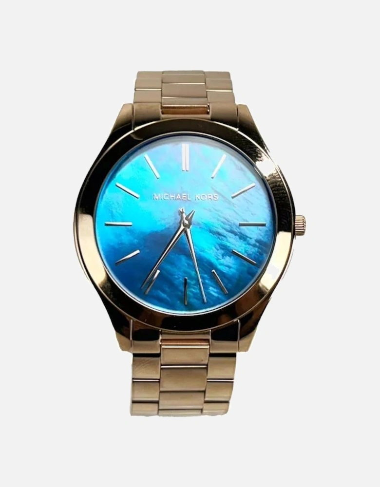 Slim Runway Stainless Steel Watch Unisex - Ocean Blue Unisex Watches