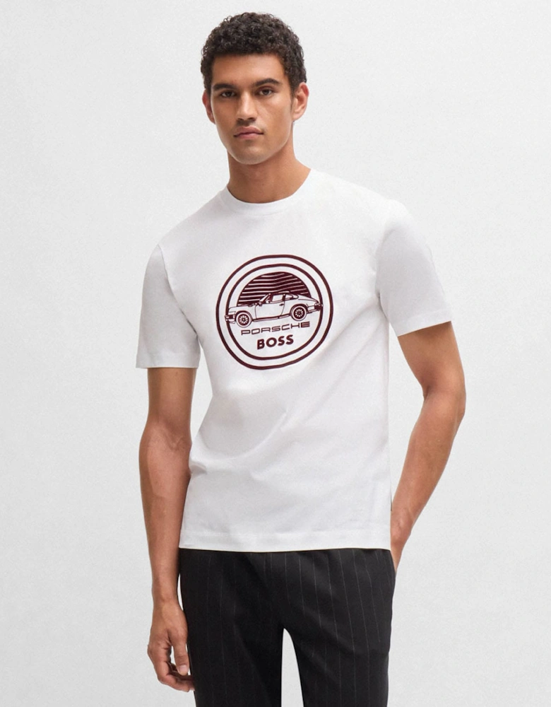 Porsche x BOSS Mercerised Cotton T-Shirt