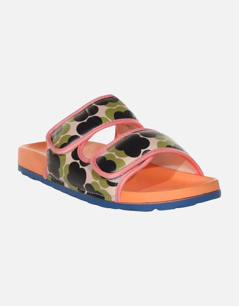 Womens/Ladies Orla Twin Flower Moulded Footbed Sandals