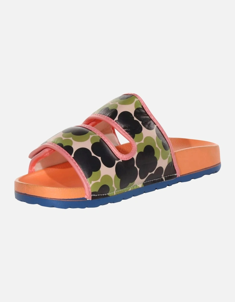 Womens/Ladies Orla Twin Flower Moulded Footbed Sandals