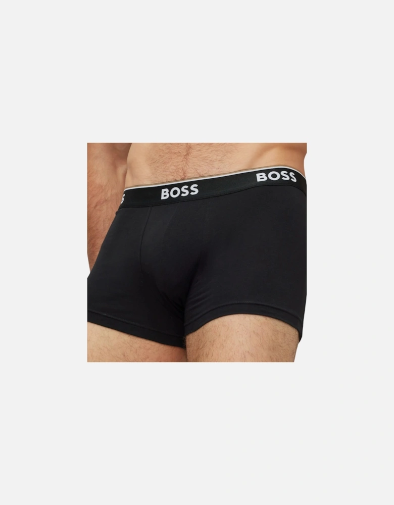 Boss Mens Underwear Trunks Boxer Shorts Stretch Cotton Power 3 Pack Black